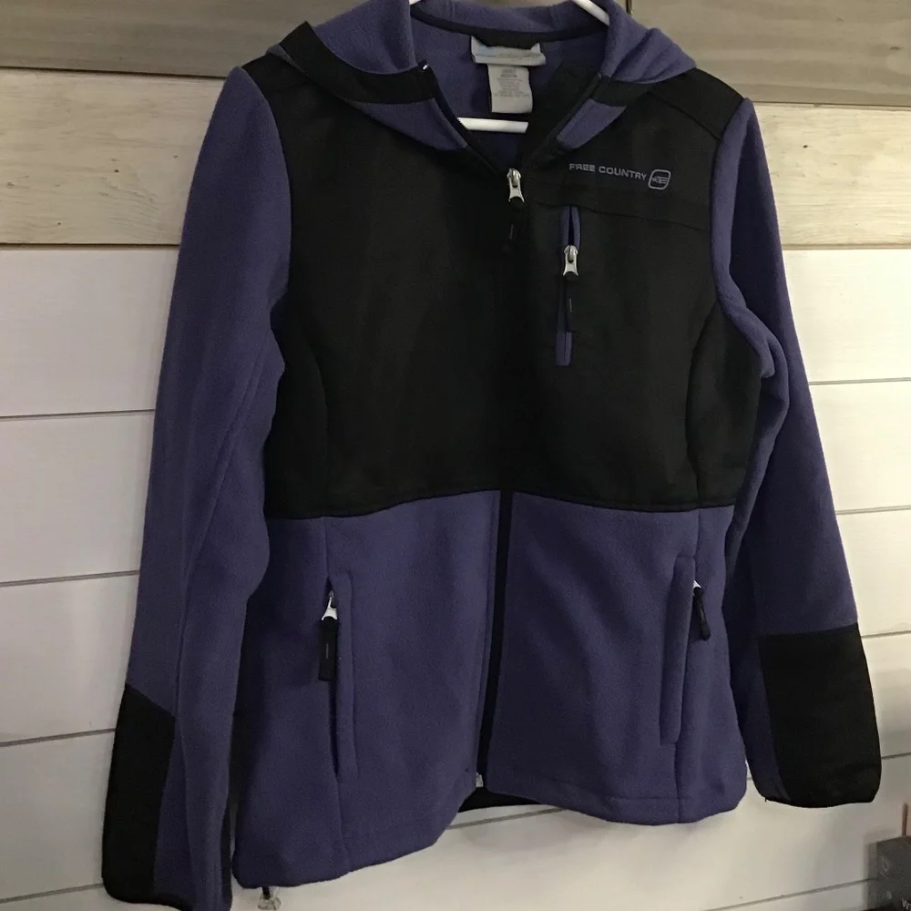 Women’s Free Country Hooded Fleece Jacket Size Small Women’s - Picture 2 of 5
